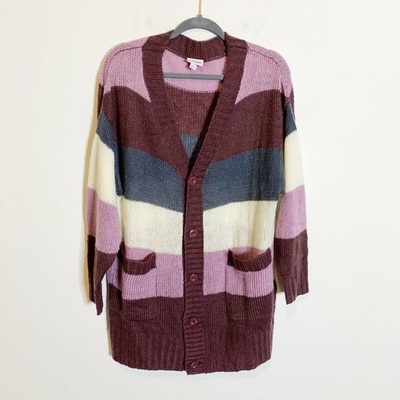 LuLaRoe Sweaters - LuLaRoe Lucille Cardigan Boyfriend Colorblock